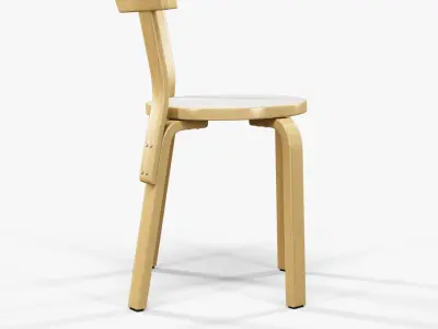 Artek 68 chair 3D model