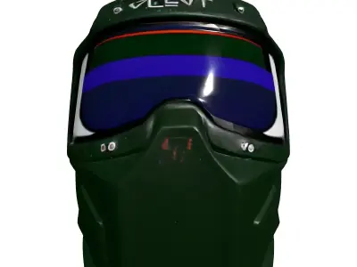 Rugged Welding Mask 3D Model Low-poly 3D model