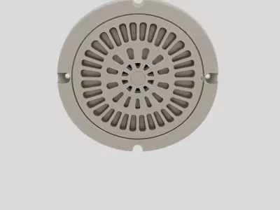 Industrial Factory Floor Drain Grate for 3D print 3D model