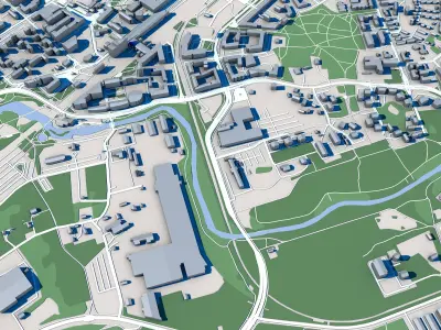 Vantaa City Finland 3D model