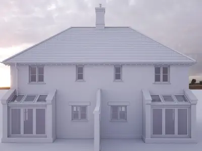 British House Bosc 3D 3D model