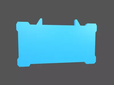 UHD High tech Graphical Interface v6 003 Low-poly 3D model