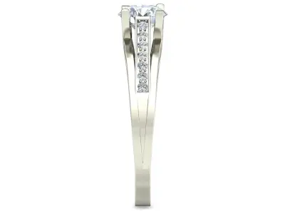 Women Wedding Engagement Ring 3D print model shop