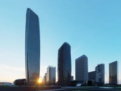 Shanghai China 3D model