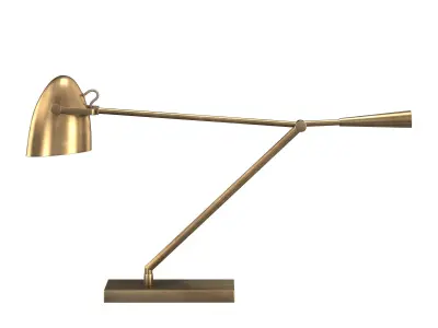 DORIAN TASK TABLE LAMP - BRASS 3D model