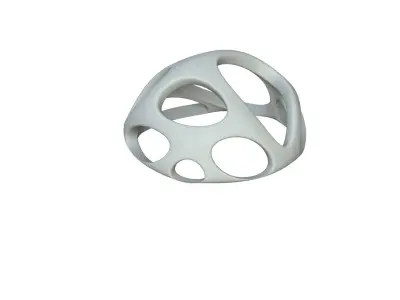 SciFi Cube Object No 47949 Low Poly Shape Low-poly 3D model