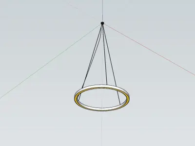Light suspension 3D model