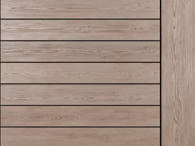 Peronda Everglades Pine Mocha Set 3 3D model