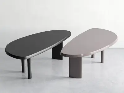 525 Table En Forme Libre 3D model