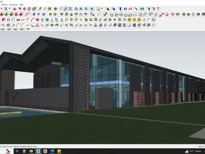 CONTEMPORARY OFFICE BUILDING 3D MODEL 3D model