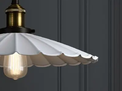 Hanging lamp Romatti Grand White  3D model