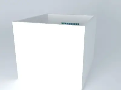 clo cube with window Free 3D model