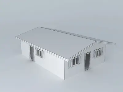 Decochalet 2015 YANS ground floor with roof Free 3D model