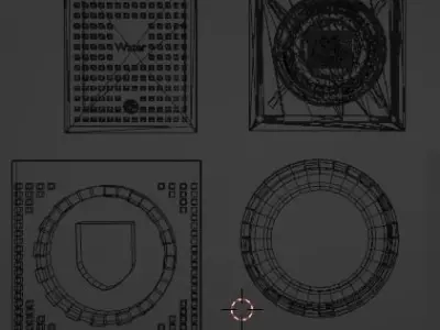 Manhole 3D model 3D print model purchase
