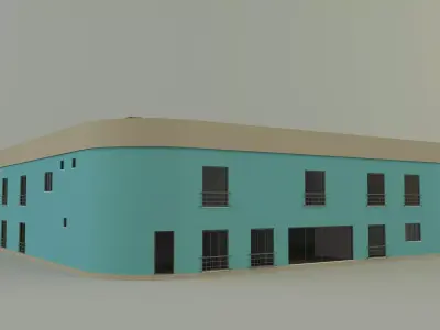 Main building 3D model