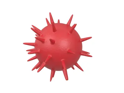 Virus v3 002 Low-poly 3D model