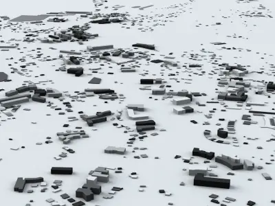 Madeira Streets and Buildings 3D model