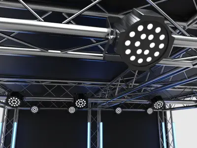 Concert Stage 4 3D model