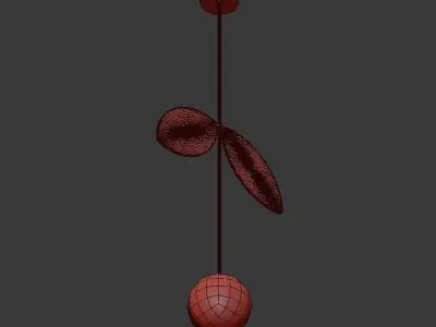 Chandelier Areti Plant Pendant 3D model