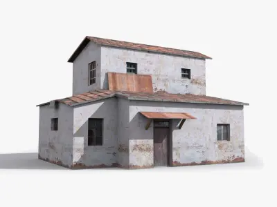 19 Slum Collection Low-poly 3D model  3D Model Pack