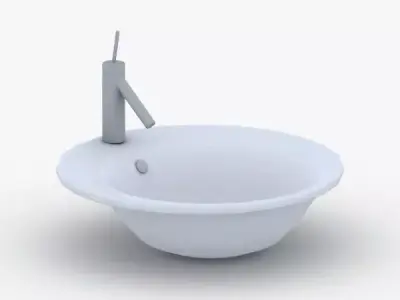 1594 - Sink Low-poly 3D model