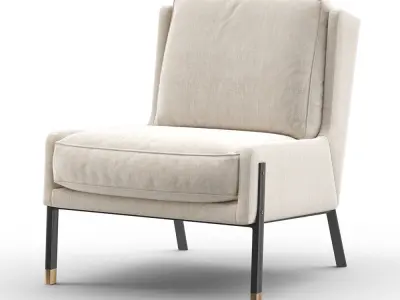 BLINK Easy Chair - QT Coffee Table - Emery Floor Lamp 3D model