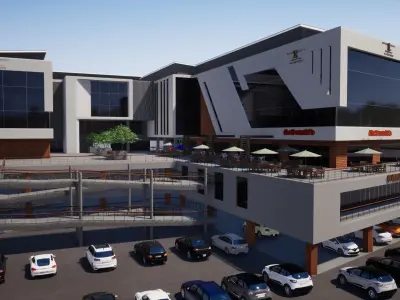 OFFICE PARK COMPLEX 3D model
