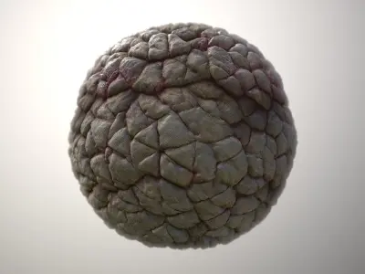 Material Skin Monster 37 Seamless PBR Texture Texture