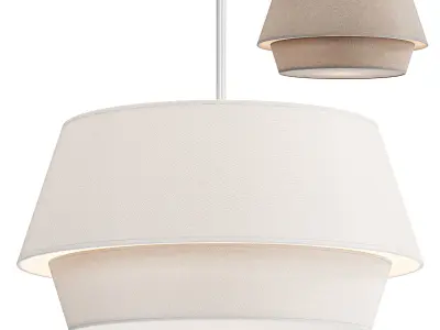 Lisbeth Ceiling Light Natural 3D model