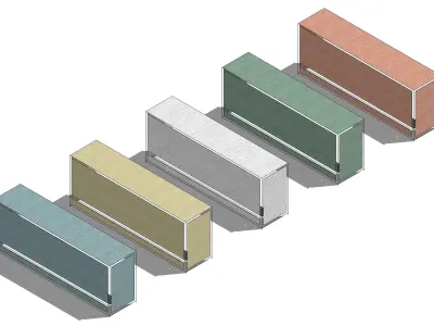 Simple Bus Stop 3D model