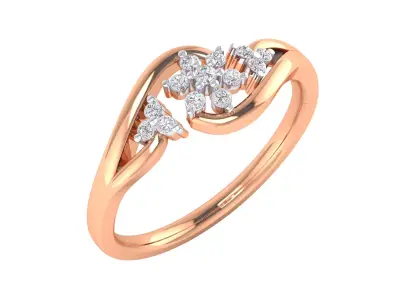  Women Ring Render 3dm STL MTL SLC JCD OBJ FBX Details 3D print model 35