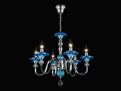 699064 Azzurro Osgona Chandelier 3D model