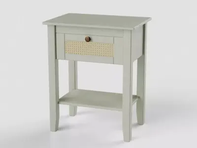 Bedside Table Low-poly 3D model