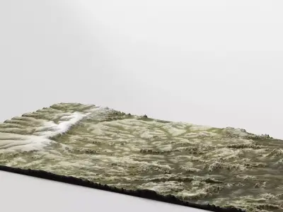 Dry Landscape  3D model