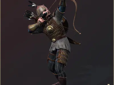 Adam Archer Light Version Low-poly 3D model