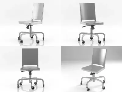 Hudson desk chair 3D model