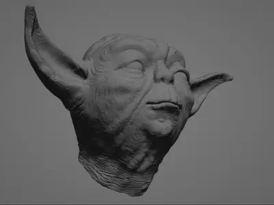 STAR WARS YODA JESUS SALMERON 3D print model