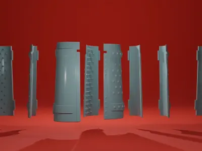 RELIC IRON MAIDEN CABINET SCATTER TERRAIN 3D print model