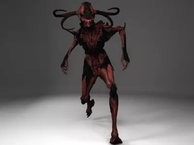 Alien 3 Remake Low-poly 3D model