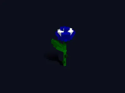 Plants Pack - 3D Voxel Low Poly Models Low-poly 3D model