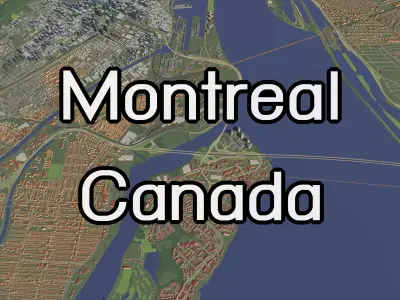 Canada - city and urban 3D Model Pack
