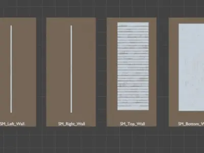 Container shipping 3D model