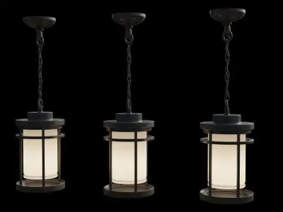 Outdoor- Indoor Chain ceiling light 2 3D model