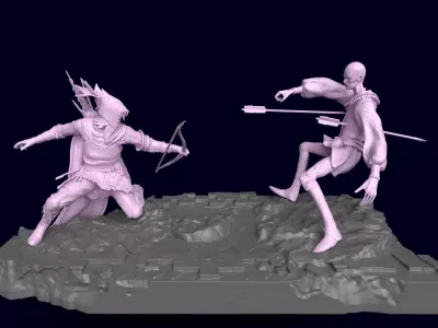 Elden Ring Nightreign Ironeye Diorama bonus standalone version 3D print model