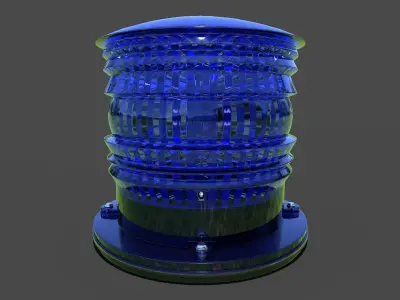 Threshold Lamp 02 Low-Poly Low-poly 3D model