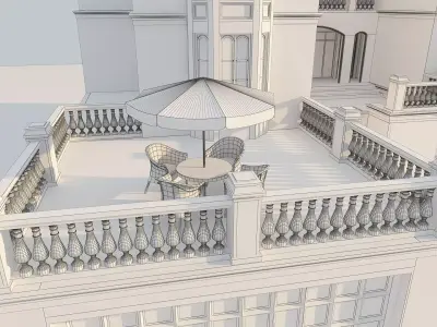 American House 3D model