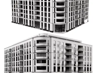 RESIDENTIAL BUILDING NO106 A 3D model