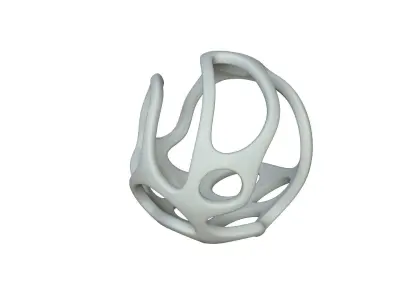 SciFi Cube Object No 33346 Low Poly Shape Texture