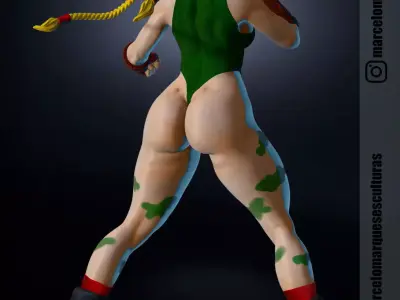 CAMMY WHITE - STREET FIGTHER - CHAMPION EDITION 3D print model