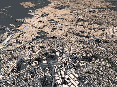 Cityscape  Oslo Norway 3D model